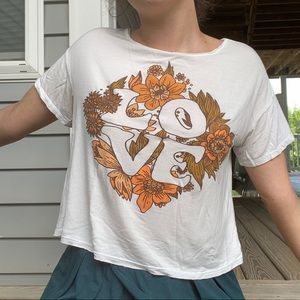 earthbound boho love tshirt